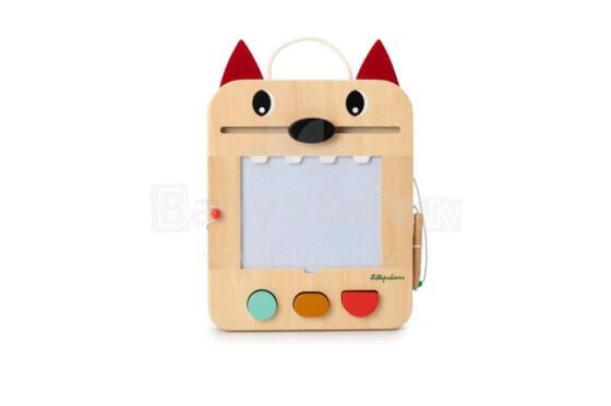 Magnetic drawing board - Louis the wolf