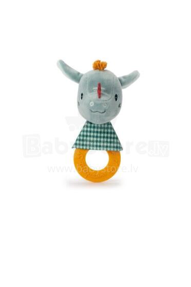 Teething rattle - Joe the dragon