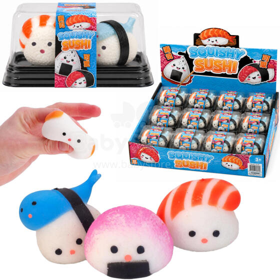 GNIOTEK SQUISHY SUSHI 3 SZT 5cm