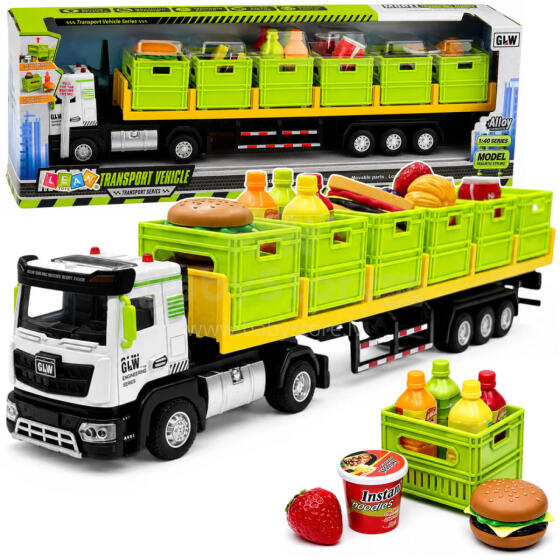 Žalias maisto transporto sunkvežimis 1:40