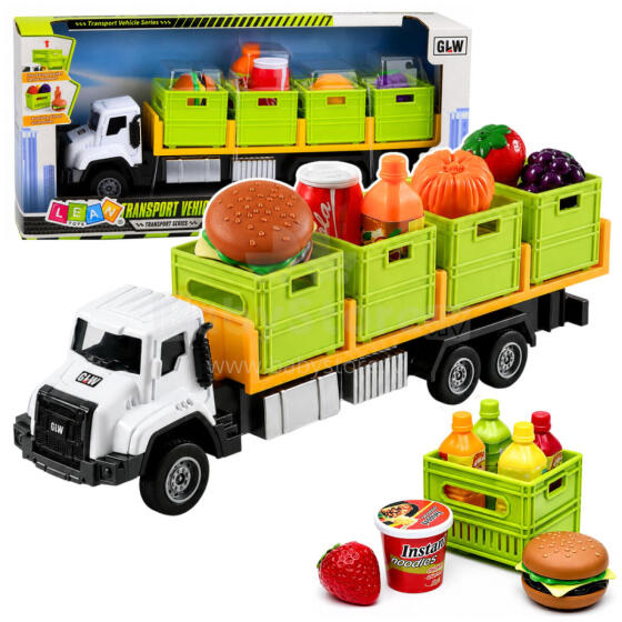 Žalias maisto transporto sunkvežimis 1:55