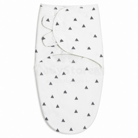 Gllquen  Swaddle Me Art.300526 Jungle Medvilninis vystyklas patogiam miegui; tinka vynioti 3,2–6,4 kg svorio kūdikius