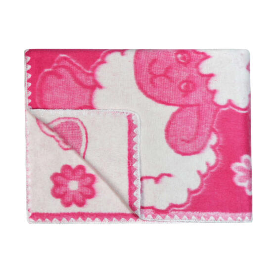 UR Kids Blanket Cotton  Art.30058 Sheep Pink