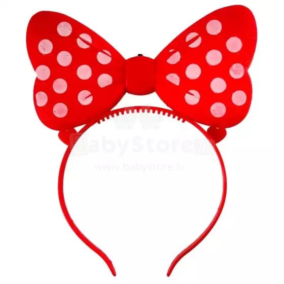 4Kids Art.293045 kids headband with dots with lights Galvos aksesuaras su drugeliais