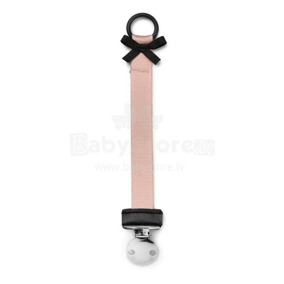 Elodie Details Pacifier Clip - Faded Rose Nude/Black One Size Клипса для пустышки