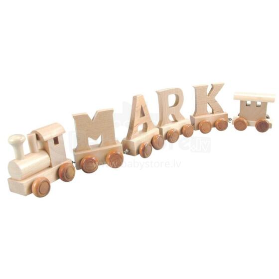 Bebe Basic Wood ABC Art.BN82232 universalas su raide
