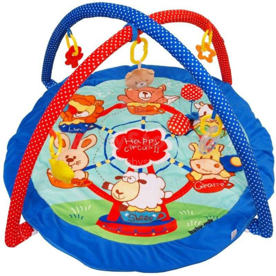 Babymix Art.3410  Развивающий коврик с игрушками Сафари