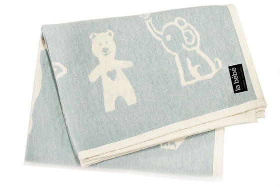 „La Bebe ™“ organinės medvilnės menas. 33047 Natūralios medvilnės antklodė / antklodė vaikams 90х140cm