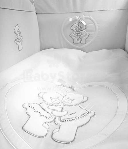 Feretti Quintetto 5 Chaton Bianco комплект детского постельного белья из 5 частей с кристаллами Cваровски