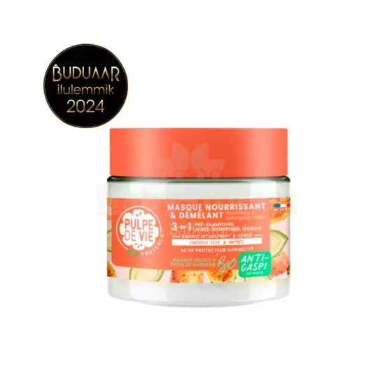 Pulpe De Vie Hair Mask Art.34584 Milky Dream 3in1 pusasid harutav ja niisutav juuksemask kuivadele ja kahustele juustele, 300 ml