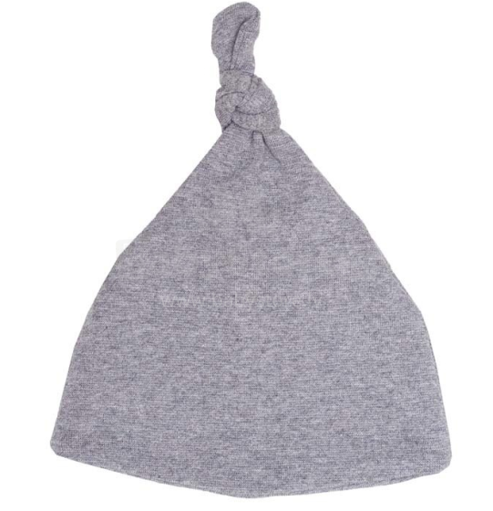 Organinė kūdikių kepurė „Wooly Organic“, 35342, pilka kūdikių kepurė, pagaminta iš 100% organinės medvilnės