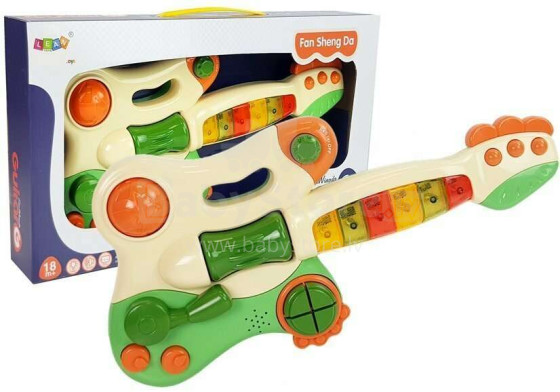 Interactive Baby Piano Guitar Sound Art.58916 Light Green гитара