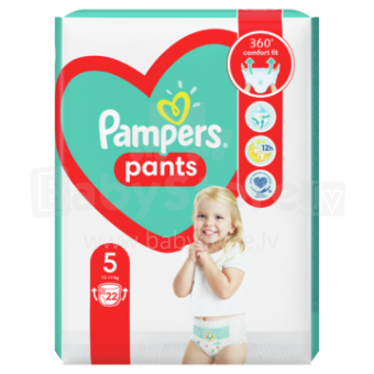 Pampers Pants Carry Pack S5, 22 gab. Art.P04H690