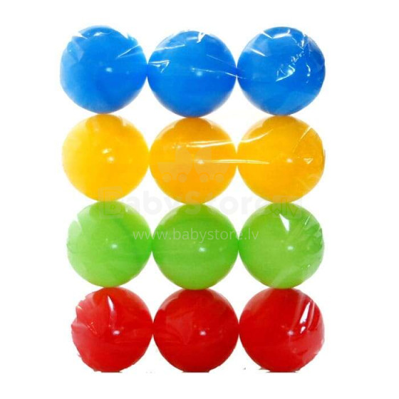 Kids Ball Art.36877  Pазноцветные развивающие мячики 12 шт