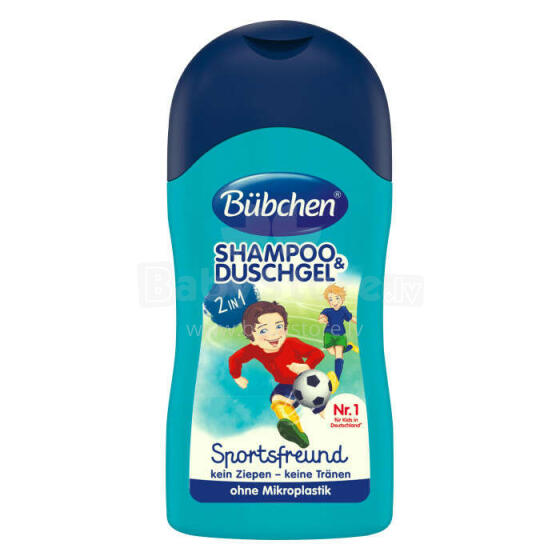 BUBCHEN Sport šampūnas ir dušo putos 50ml