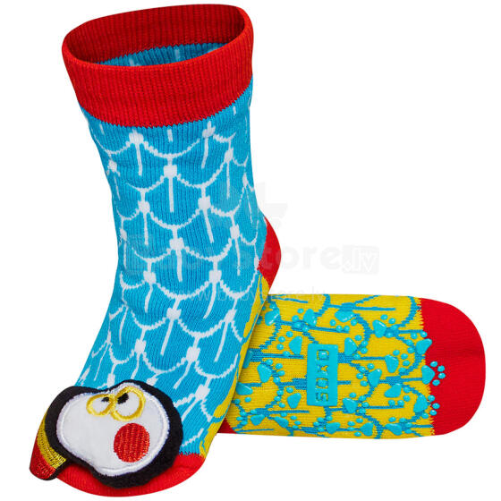SOXO Baby Art.23802 „AntiSlip ABS“ kojinės stilingoms 3D programoms ir 0-24 m barškinimui