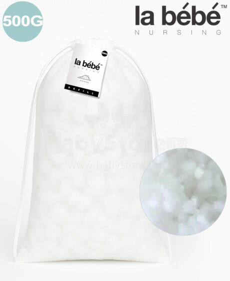 „La Bebe ™ Art.40047“ 0,5 kg papildomas papildomas silikono sintepono užpildas pagalvėlėms, pasagoms, antklodėms