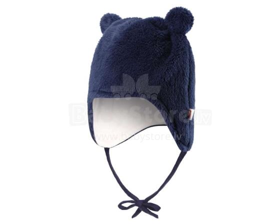 Reima Leo Art.518419-6980 Kūdikių vilnos kepurė su medvilniniu pamušalu (dydis 34-42)