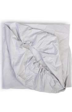 Хлопковая простынка с резинкой серая 60x120cm Art.38654 YappyKids Cotton Grey