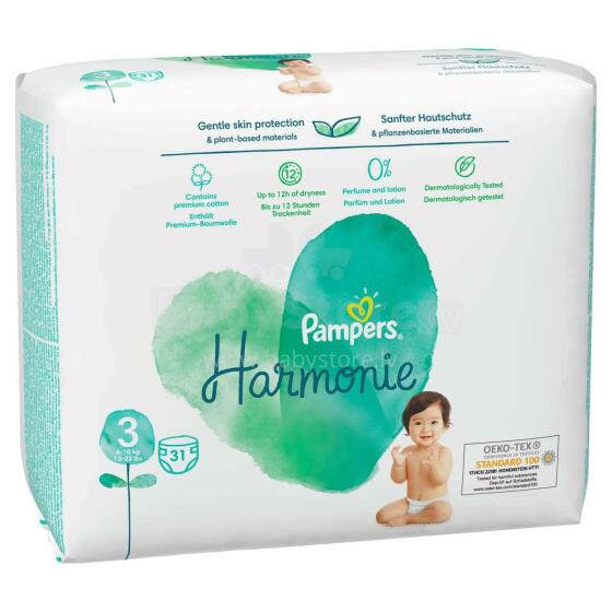 Pampers Harmonie VP S3 Diapers S3 size,6-10kg,31 pcs.