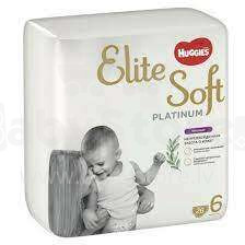 Huggies Elite Soft Platinum Art.041548845 Sauskelnės 6 dydis, 26 vnt.