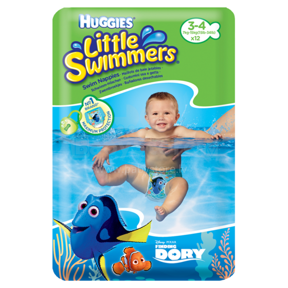 Huggies ® Little Swimmers® Art.041183399  специальные подгузники для маленьких плавцов 7-15kg