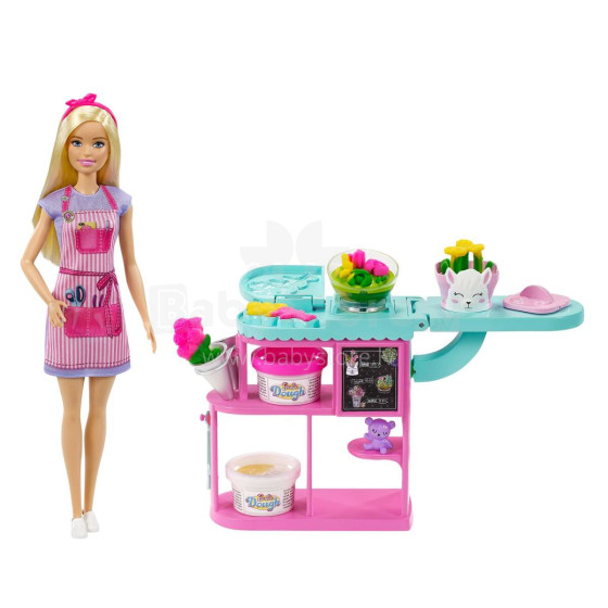 Mattel Barbie Video Game Hero Art.GTN58 Игровой набор Кукла Барби Флорист