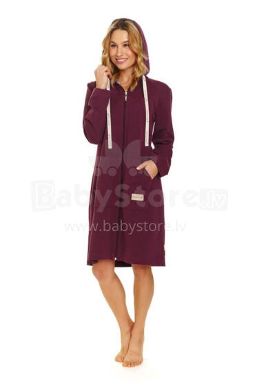 Doctronap Robe  Art.7107 Burgundy  chalatas nėščioms moterims