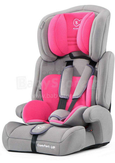 KinderKraft Comfort Up Pink Art .KKCMFRTUPPNK00 automobilinė kėdutė 9-36 kg, grupė 1/2/3