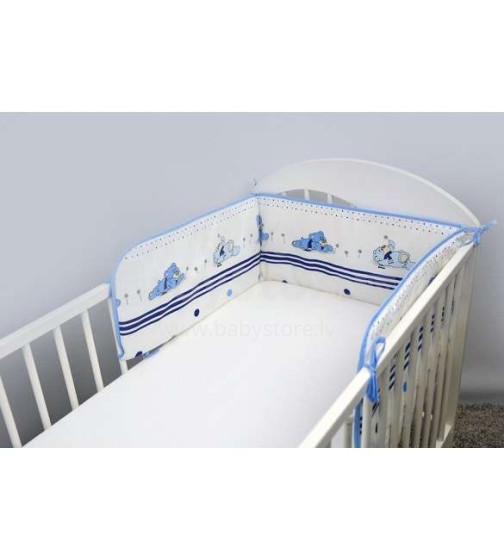 ANKRAS DREAMER blue  Бортик-охранка для детской кроватки 180 cm