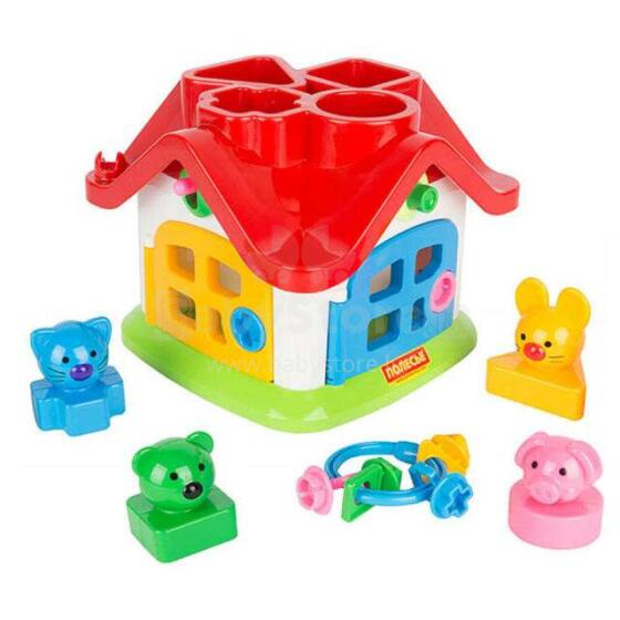 Polesie Building Blocks Art.9159 Educational teremok-sorter