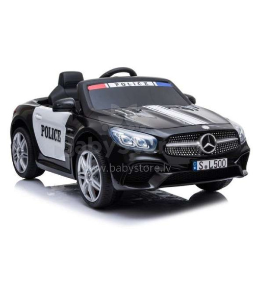 Automobilis su akumuliatoriumi Mercedes "POLICE" SL500 juodas (4793