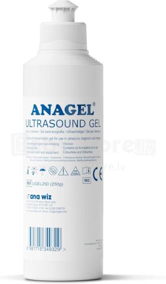 Anagel Ultrasound Gel/Sonography Gel Art.47305 ultragarso gelis ultragarsinis gelis dopleriams, 250 ml