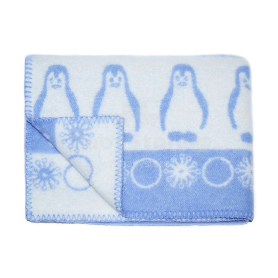 Merinos (Merynos) Art.4309 Penguin Детское шерстяное одеяло шерсти New Zeland 70х90см