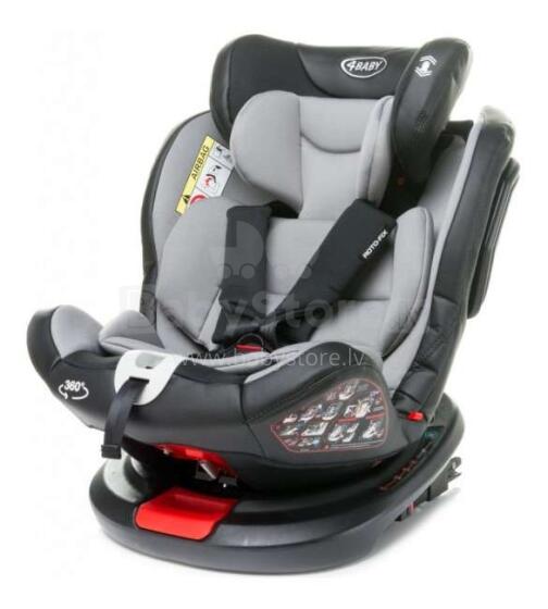 4Baby Roto Fix“, 477928 „Black Child“ automobilinė kėdutė, 0-36 kg