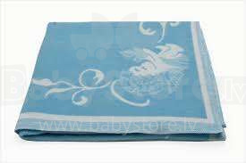 WOT ADXS 012/1073 Angelai Aukštos kokybės medvilninė antklodė vaikams (antklodė) / pledas 70x100 cm