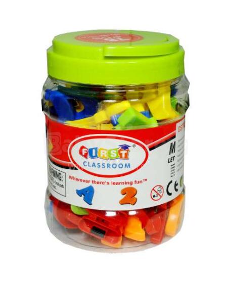 4Kids 158 straipsnis. Magnetinės raidės + skaičiai (78vnt.)