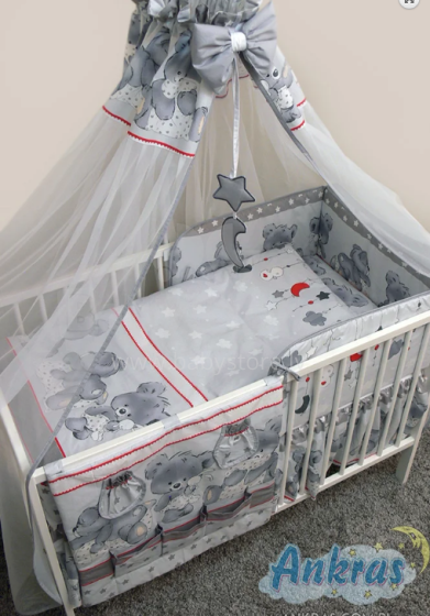 Ankras Art.ANKR-233.135 2 lovų patalynės komplektas MIKA: viršutinė paklodė + pagalvės užvalkalas 135x100 cm