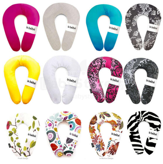 La Bebe™ Snug Satin Nursing Maternity Pillow Art.49343 Random , 20x70 cm
