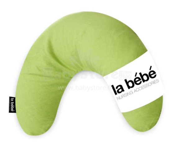 La Bebe™ Mimi Nursing Cotton Pillow Art.49525 Olive Подковка для сна, кормления малыша 19*46cm