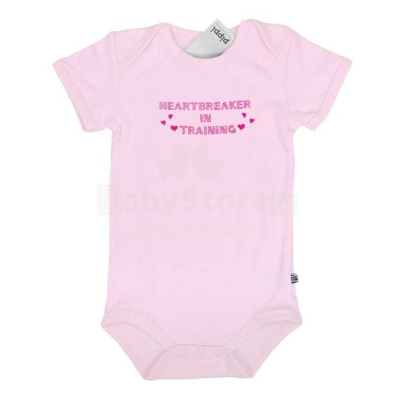 Pippi Art.342-351-50 Baby Bodysuit su trumpomis rankovėmis