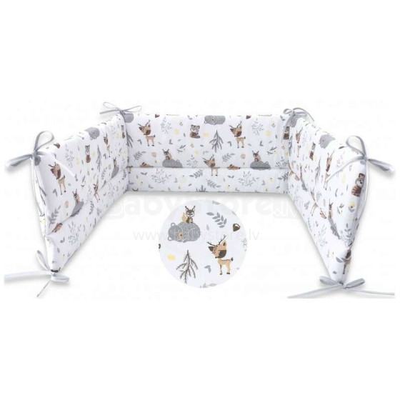 MimiNu Bed Bumper Art.50171 Бортик-охранка для детской кроватки 180cm