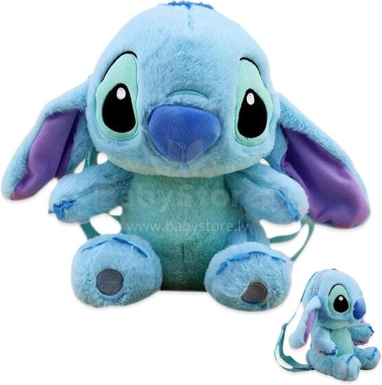 Disney Stitch Plush Backpack Art.50408 minkštas žaislas - kuprinė