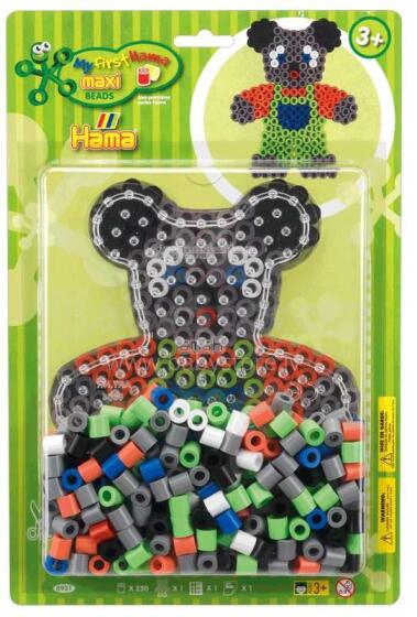 Hama Maxi Bear Art.8931 mozaikos rinkinys - termo mozaika