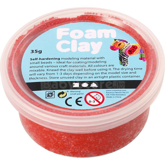 Foam Clay Art.78923 Red Masa veidošanai,35gr.