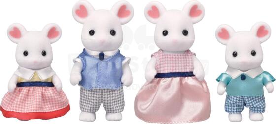 Sylvanian Marshmallow Mouse Family Art.5308