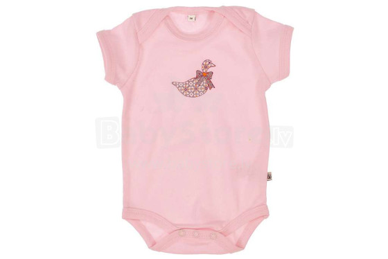 Pippi Art.342-351-50 Baby Bodysuit su trumpomis rankovėmis