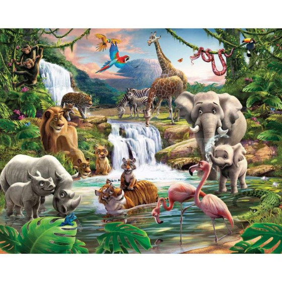 Walltastic Jungle Adventure Classic Art.41776 Wallpapers