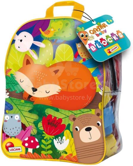Lisciani Giochi Fox Bag Art.79902 kuprinė su kaladėlėmis
