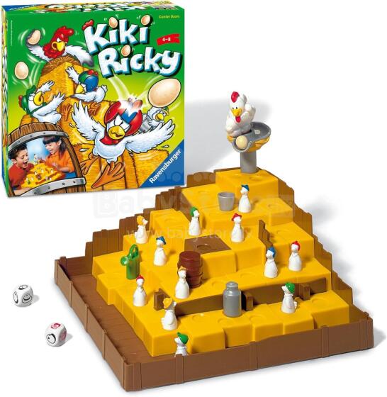 Ravensburger Kiki Ricky Art.21044U žaidimas - Kiki Ricky